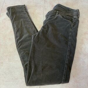 Citizens Of Humanity Brown/Green Corduroy Pants Size 30